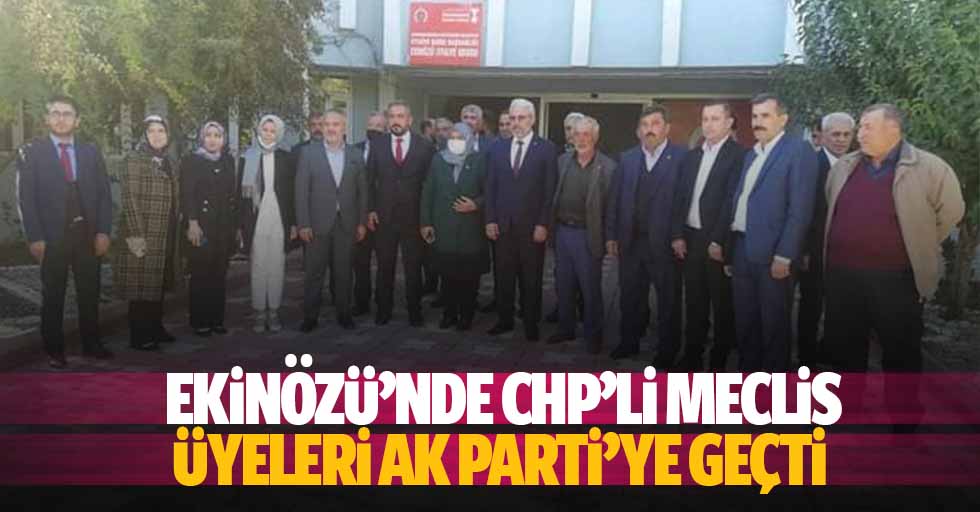 Ekinözü’nde CHP’li meclis üyeleri Ak Parti’ye Geçti