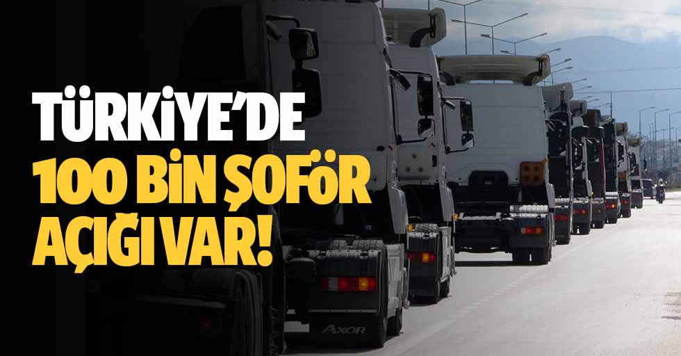 Şoför krizi Türkiye’ye de sıçradı! 100 bin TIR şoförü eksik!