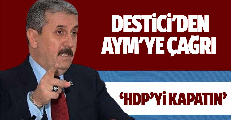 Destici'den AYM'ye çağrı ‘HDP’yi kapatın’