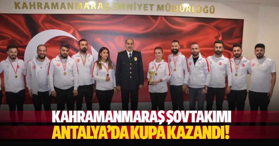 Kahramanmaraş şov takımı Antalya’da kupa kazandı!