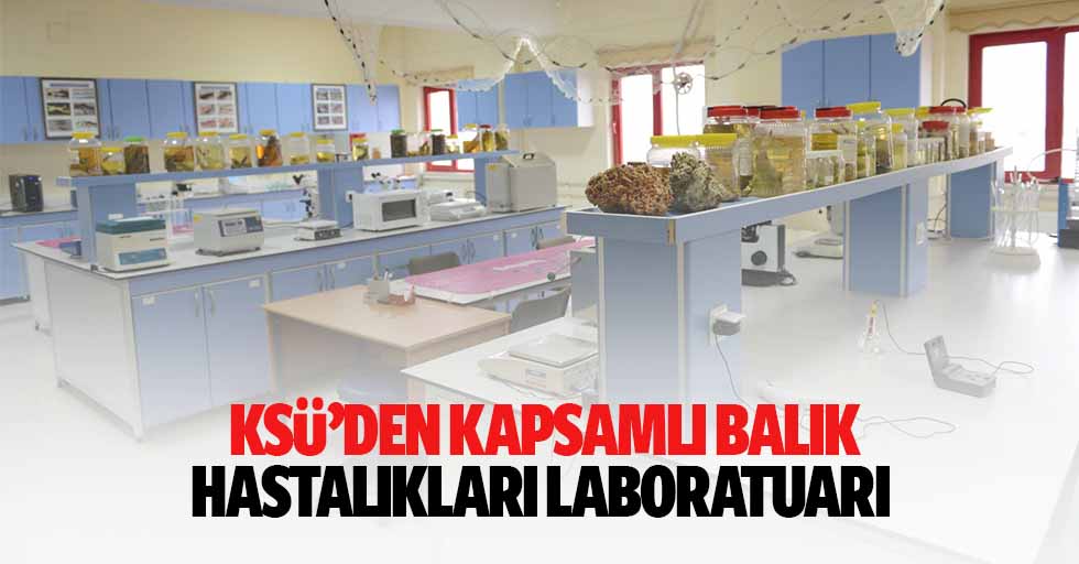 KSÜ’den kapsamlı balık hastalıkları laboratuarı