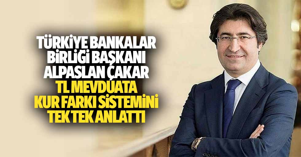 Türkiye Bankalar Birliği Başkanı Alpaslan Çakar, Tl Mevduata Kur Farkı Sistemini Tek Tek Anlattı