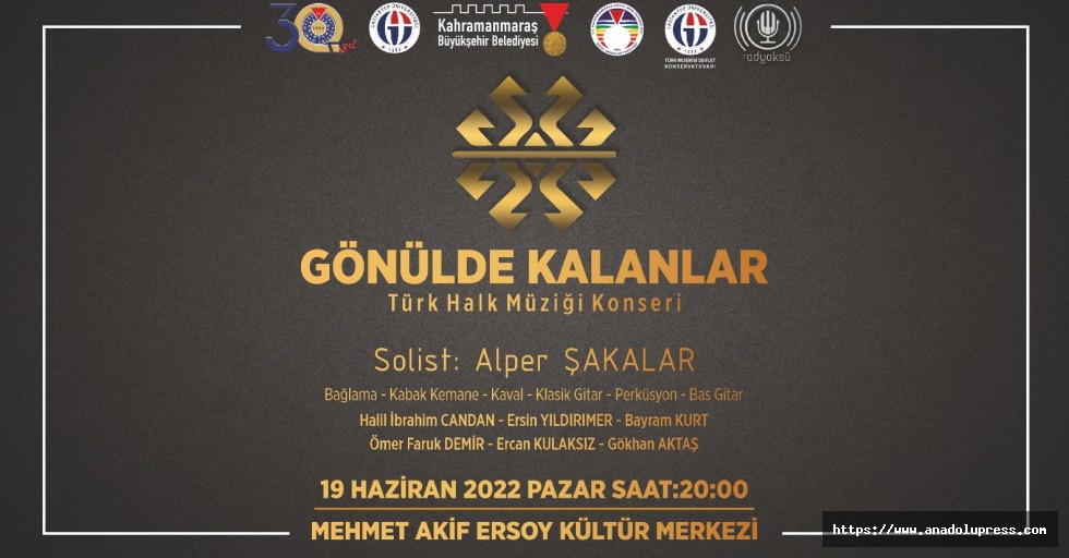 Büyükşehir’den Türk Halk Müziği Konseri