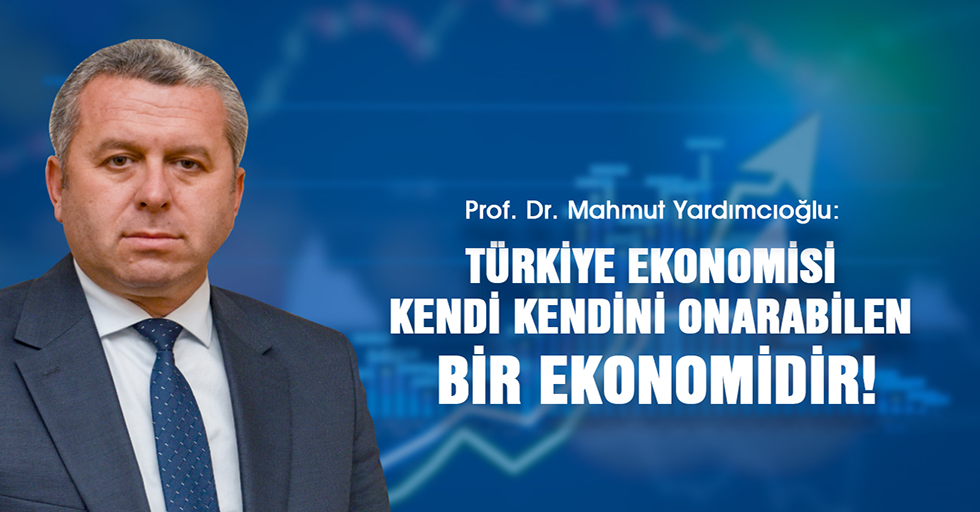 Yardımcıoğlu, Türkiye Ekonomisi Kendi Kendini Onarabilen Bir Ekonomidir