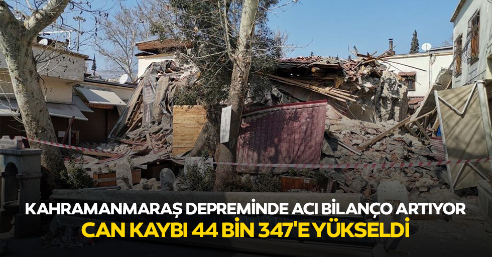 Kahramanmaraş Depreminde Acı Bilanço Artıyor: Can Kaybı 44 Bin 347'e Yükseldi