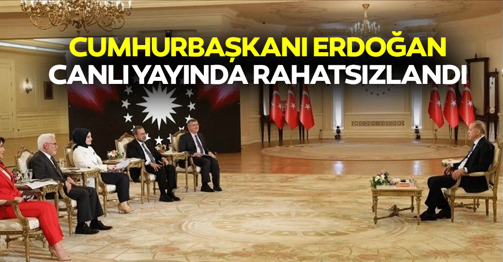 Cumhurbaşkanı Erdoğan Canlı Yayında Rahatsızlandı