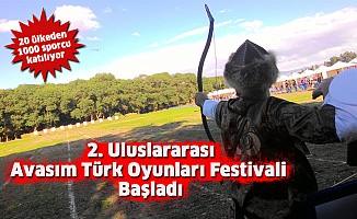 2. Uluslararası Avasım Türk Oyunları Festivali başladı