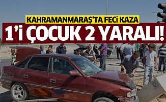 Kahramanmaraş'ta feci kaza:2 Yaralı