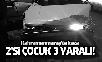 Kahramanmaraş'ta kaza! 3 yaralı