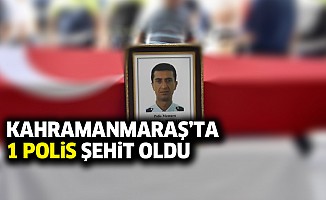 Kahramanmaraş'ta şehit olan polis memleketine uğurlandı!