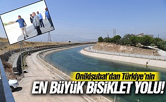 Onikişubat’tan Türkiye’nin en büyük bisiklet yolu