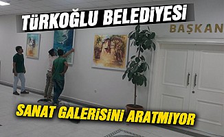 Türkoğlu Belediyesi sanat galerisini aratmıyor