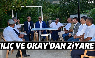 Milletvekili Kılıç ve Başkan Okay, kırsal mahalleleri ziyaret etti