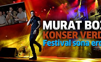 Murat Boz konseriyle festival sona erdi