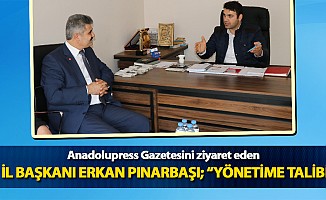 SP İl Başkanı Erkan Pınarbaşı; “Yönetime talibiz”