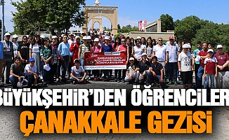 Büyükşehir’den Öğrencilere Çanakkale Gezisi
