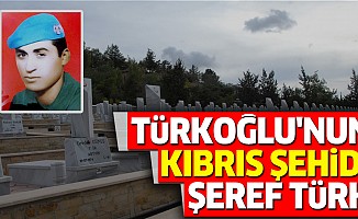 Türkoğlu'nun Kıbrıs Şehidi: Şeref Türk