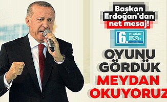 Başkan Erdoğan AK Parti 6.Olağan Kongresi'nde net mesaj verdi!