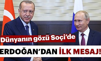 Cumhurbaşkanı Erdoğan Soçi'ye gitti