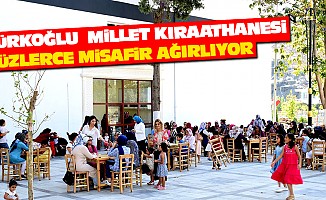 Türkoğlu  Millet Kıraathanesi Yüzlerce Misafir Ağırlıyor