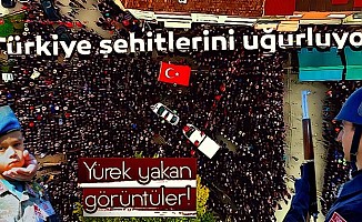 Türkiye şehitlerini uğurluyor