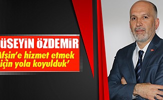 Afşin aday adayı Özdemir, projelerini anlattı