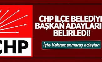 CHP’nin belediye başkan adayları belli oldu!