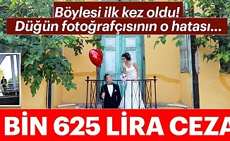 Edirne'de ilginç olay! Düğünfotoğrafçısına 4 bin 625 lira ceza!