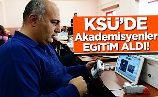 KSÜ’de Akademisyenlere Yönelik  ‘Robotik  Kodlama Eğitici Eğitimi’ Başladı
