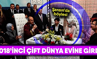Dulkadiroğlu’nda 2018 Yılında 2018’inci Çift Dünya Evine Girdi