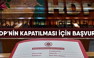  HDP'nin Kapatılması İçin Başvuru