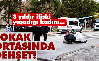 Kayseri'de Sokak Ortasında Kadın Cinayeti