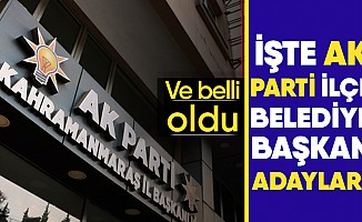 AK Parti ilçe belediye başkan adayları  belli oldu!