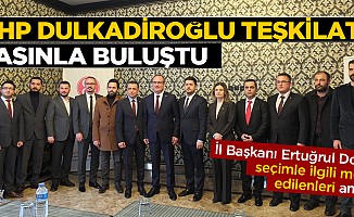 MHP Dulkadiroğlu Teşkilatı Basınla Buluştu