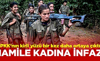 PKK'nın acımasız ve kirli yüzü bir kez daha ortaya çıktı! Hamile kadına infaz...