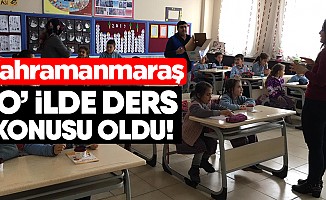 Türkiye’de 19 Okulda Kahramanmaraş Dersi İşlendi