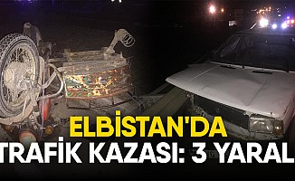 Elbistan'da Trafik Kazası: 3 Yaralı