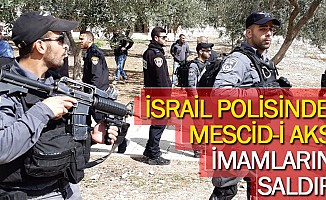 Israil Polisinden Mescid-I Aksa imamlarına Saldırı