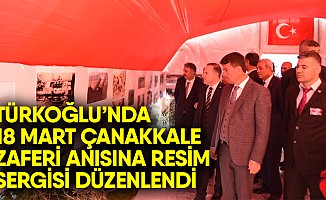 Türkoğlu’nda 18 Mart Çanakkale Zaferi Anısına Resim Sergisi Düzenlendi