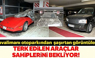 Atatürk Havalimanı otoparkında unutulan araçlar
