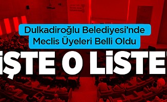Dulkadiroğlu meclis üyeleri belli oldu!