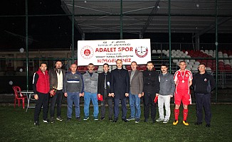 Kahramanmaraş adliyesi 3. Geleneksel futbol turnuvası sonuçlandı