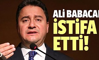 Ali Babacan istifa etti!