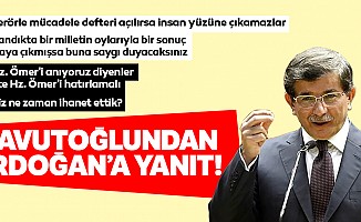 Davutoğlu’ndan Erdoğan’a yanıt gecikmedi!
