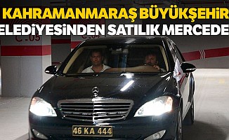 Kahramanmaraş Büyükşehir belediyesinden satılık Mercedes!