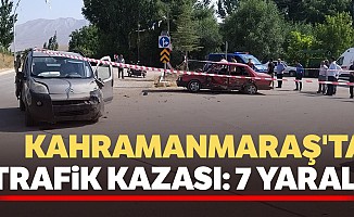 Kahramanmaraş'ta Trafik Kazası: 7 Yaralı