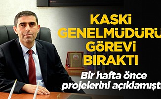 KASKİ Genel Müdürü Görevi Bıraktı