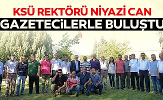 KSÜ Rektörü Niyazi Can, Gazetecilerle Buluştu
