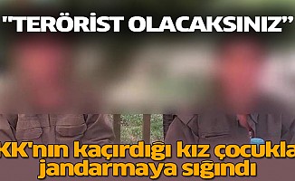 PKK'nın kaçırdığı kız çocukları jandarmaya sığındı