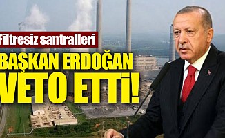 Filtresiz santralleri başkan Erdoğan veto etti